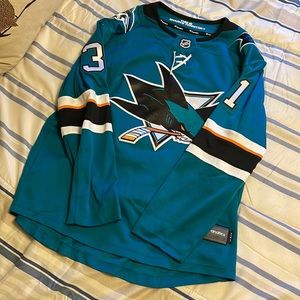 Fanatics San Jose Sharks Jones #31 sweater.  Men’s M.